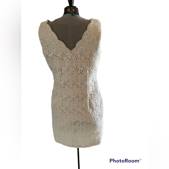 Ann Taylor white lace dress. Size 10 - Picture 2 of 4